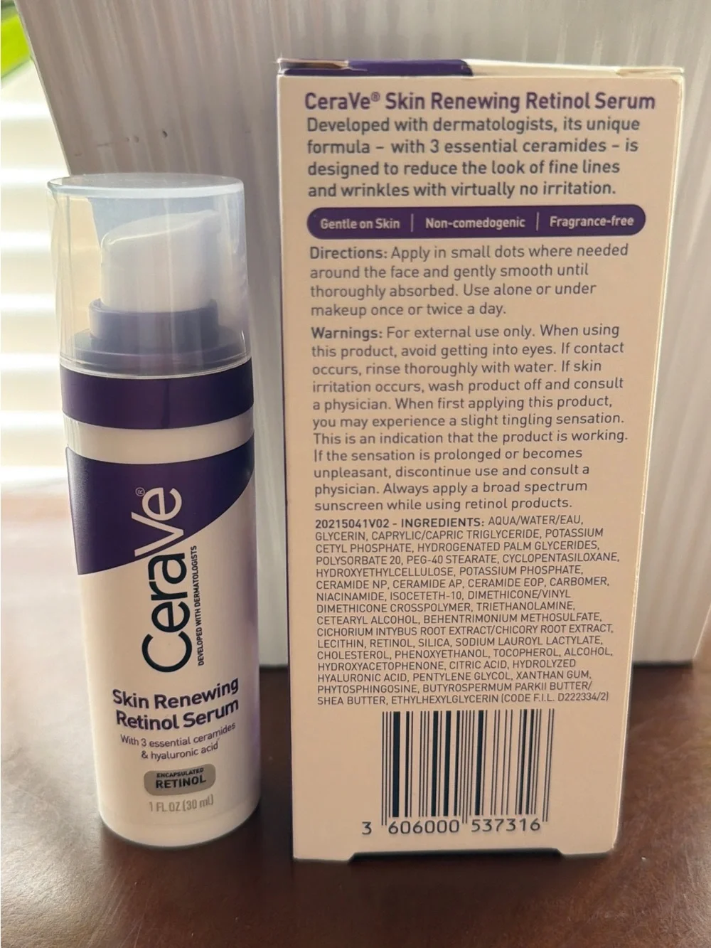 rave Retinol Serum — Purple, White